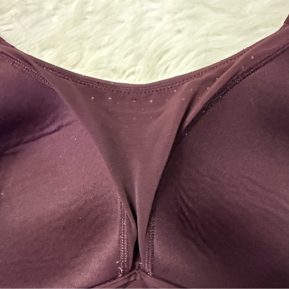 Lululemon Run Times Bra 32DD High Support Burgundy Maroon Sports Bra - Picture 3 of 4